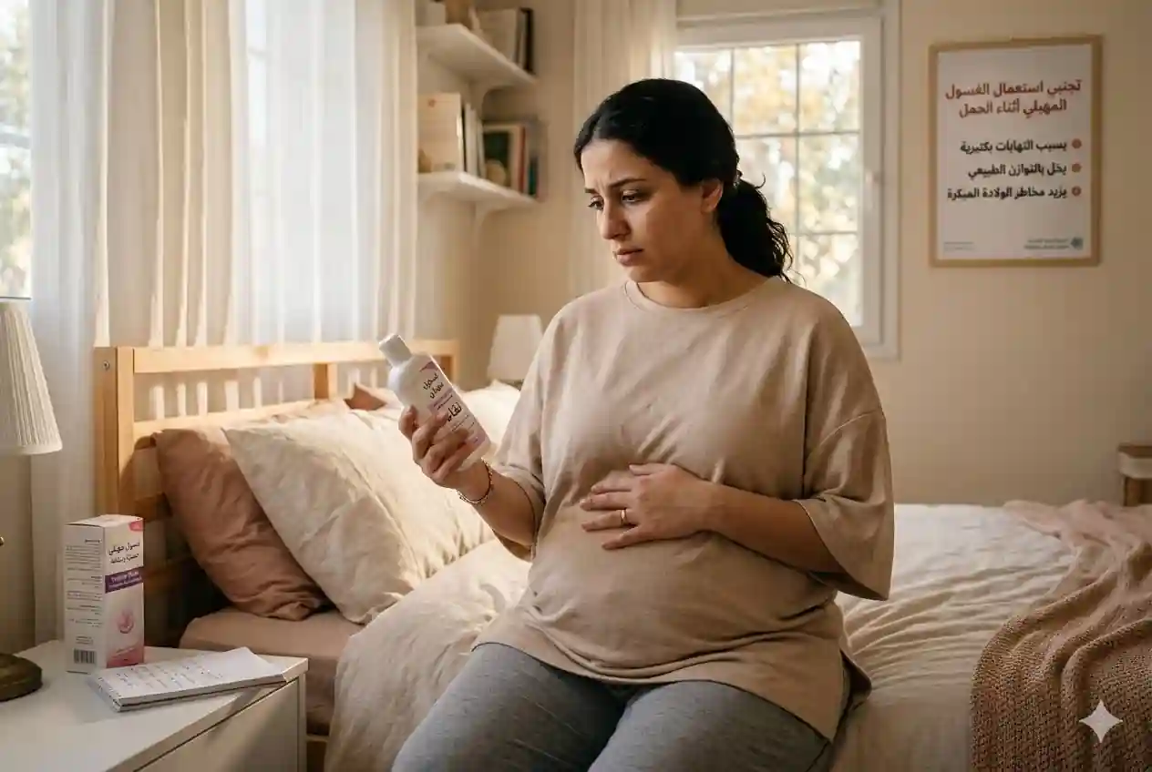 هل استخدام الغسول المهبلي آمن للحامل أم يسبب ضرر للجنين؟