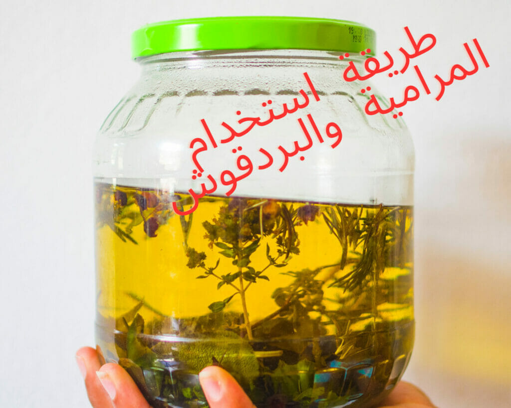 طريقة استخدام المرامية والبردقوش