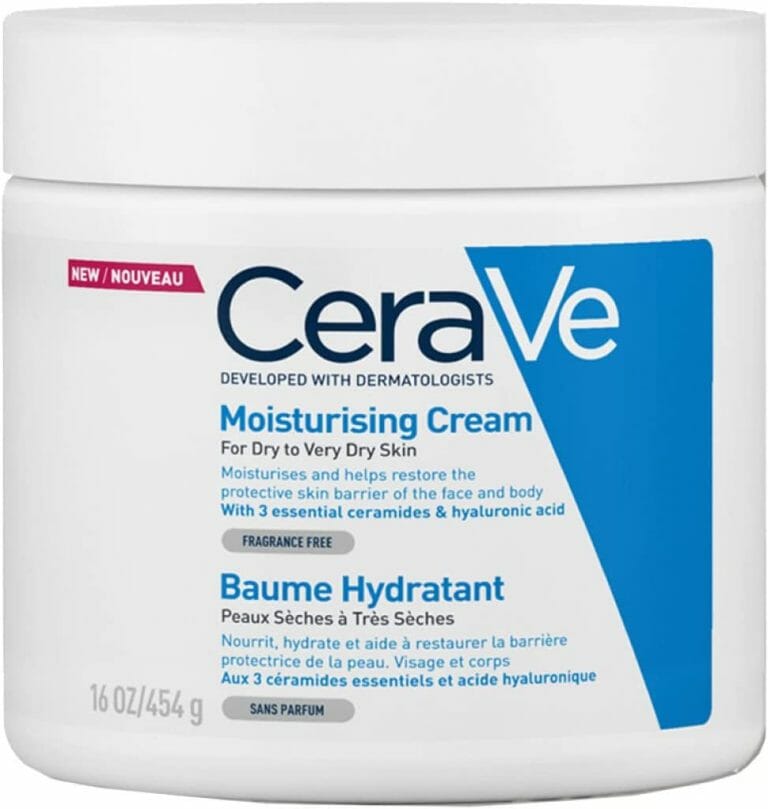 هل كريم cerave لجفاف الوجه مضر للحامل