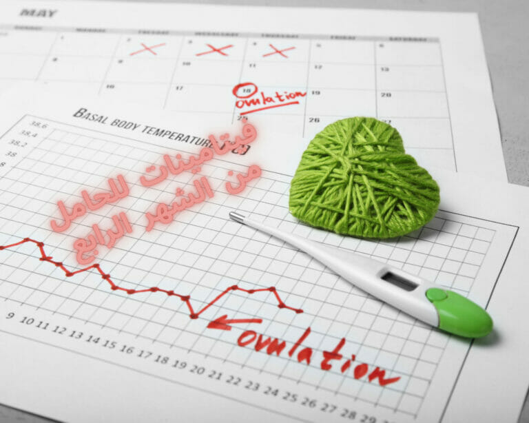 فيتامينات للحامل من الشهر الرابع