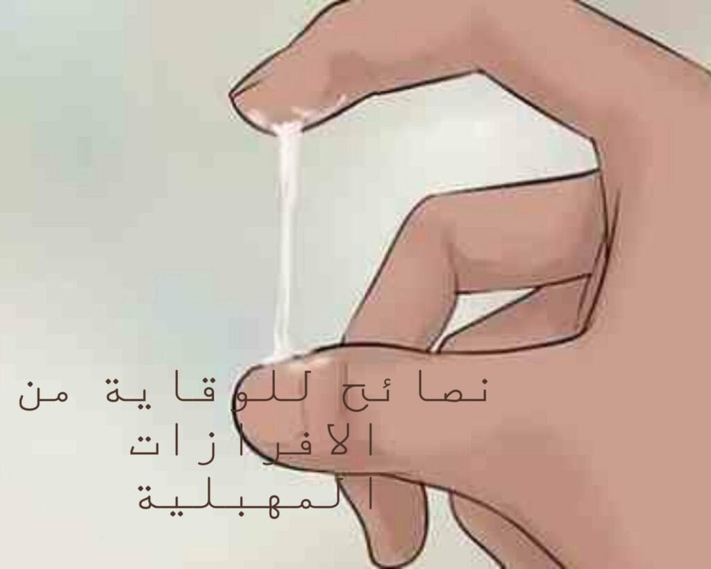 تنزل مني افرازات زي المويه